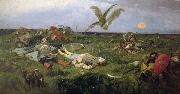 Viktor Vasnetsov The field of Igor Svyatoslavich battle with the Polovtsy, oil on canvas